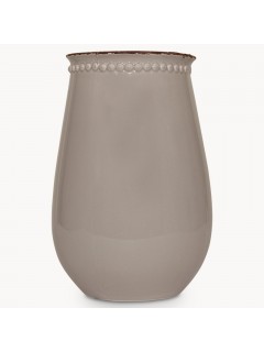 Sudbury Grey Tall Rounded Vase In A Smooth Finish